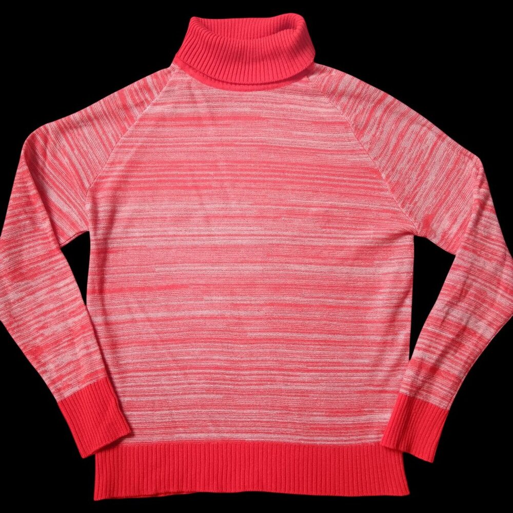 True Vintage Turtleneck Top Medium 1970's Women's Burnt Orange Knit Buttery Boho